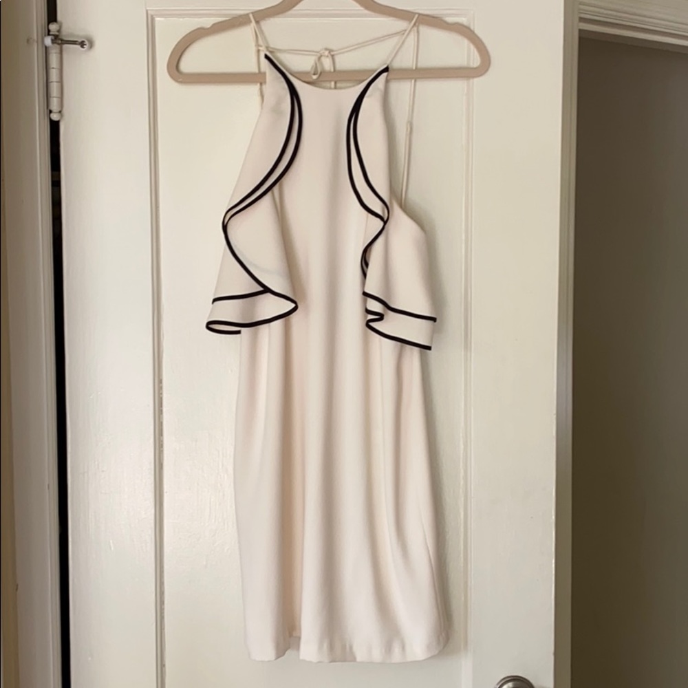 Halston Heritage Ruffle Dress
